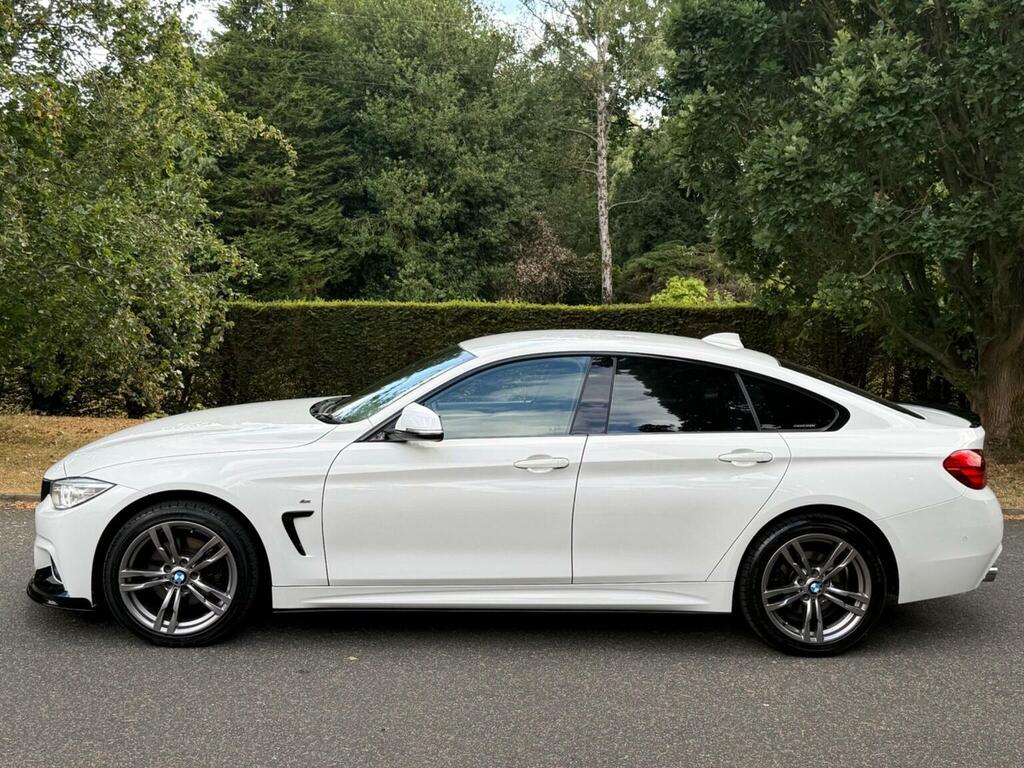 BMW 4 Series Gran Coupe 2.0 420I M Sport Xdrive Euro 6 Ss White #5