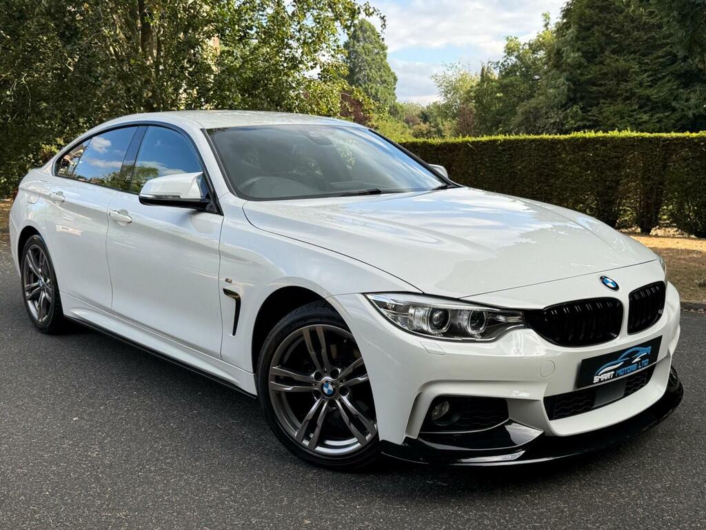 BMW 4 Series Gran Coupe 2.0 420I M Sport Xdrive Euro 6 Ss White #2