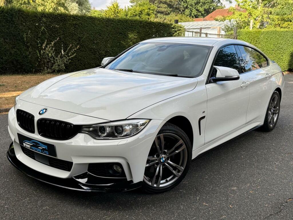 BMW 4 Series Gran Coupe 2.0 420I M Sport Xdrive Euro 6 Ss White #4