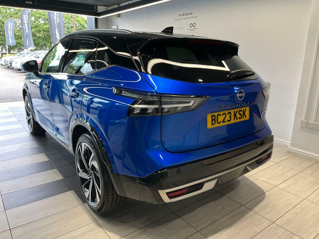 Nissan Qashqai 1.5 H E-power Tekna Euro 6 Ss OX75KWW Blue #3