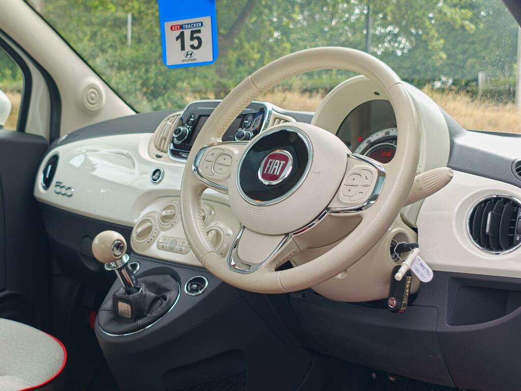 Fiat 500 1.2 Lounge Euro 6 Ss White #6