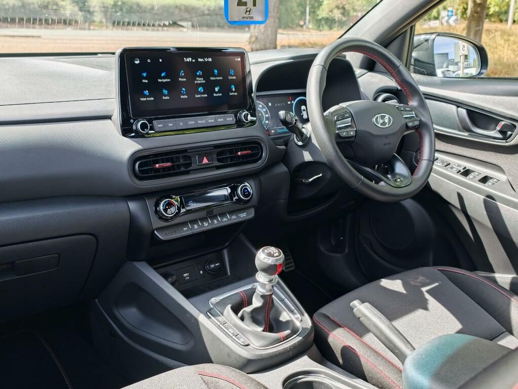 Hyundai Kona 1.0 T-gdi Mhev N Line Euro 6 Ss AK23OWD Black #2