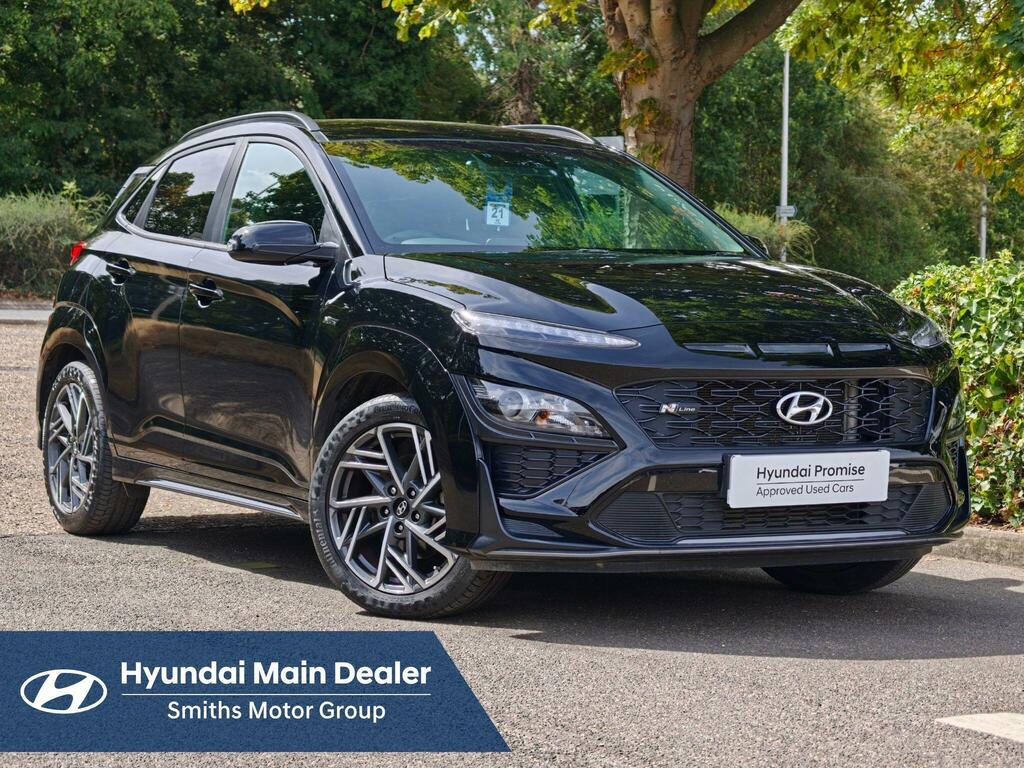 Hyundai Kona 1.0 T-gdi Mhev N Line Euro 6 Ss AK23OWD Black