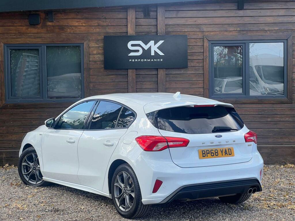 Ford Focus 1.0T Ecoboost St-line Euro 6 Ss BP68YAD White #5