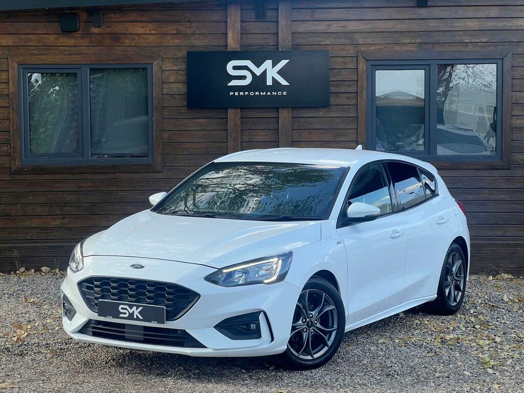 Ford Focus 1.0T Ecoboost St-line Euro 6 Ss BP68YAD White #3