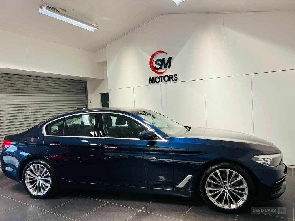BMW 5 Series 520D Xdrive Se Blue #3