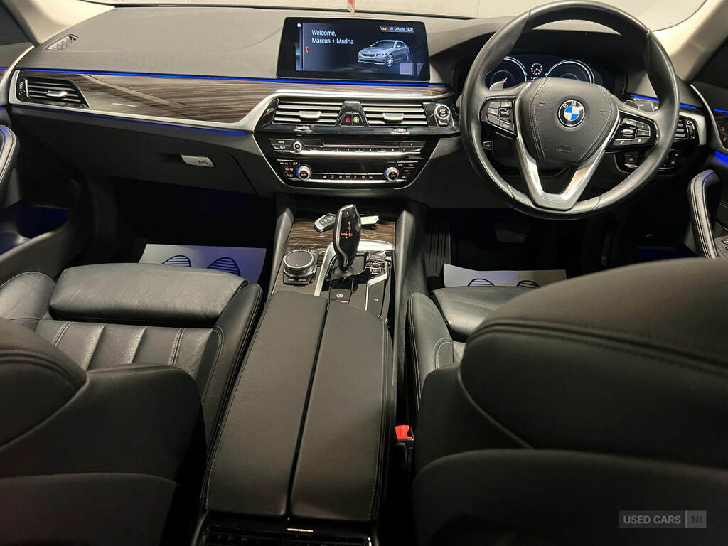 BMW 5 Series 520D M Sport Blue #12