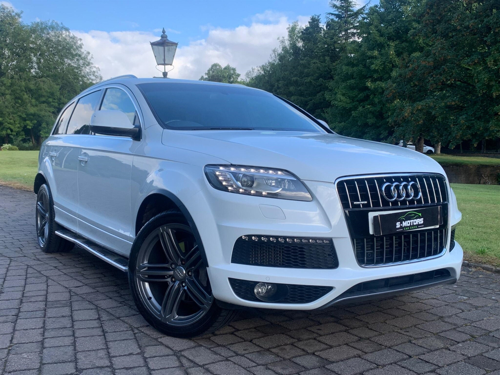 Audi Q7 3.0 Tdi V6 S Line Plus Tiptronic Quattro Euro 5 S White #2