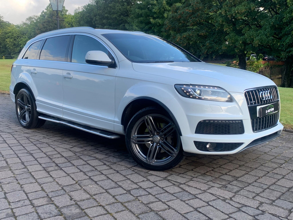 Audi Q7 3.0 Tdi V6 S Line Plus Tiptronic Quattro Euro 5 S White #4