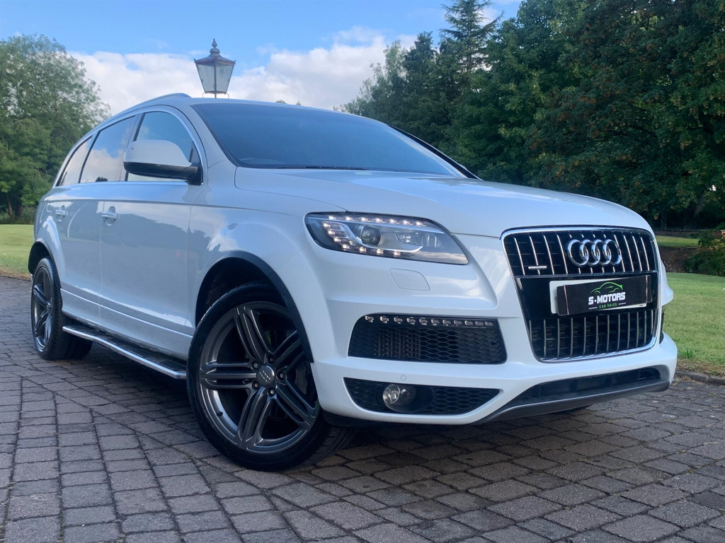 Audi Q7 3.0 Tdi V6 S Line Plus Tiptronic Quattro Euro 5 S White #3