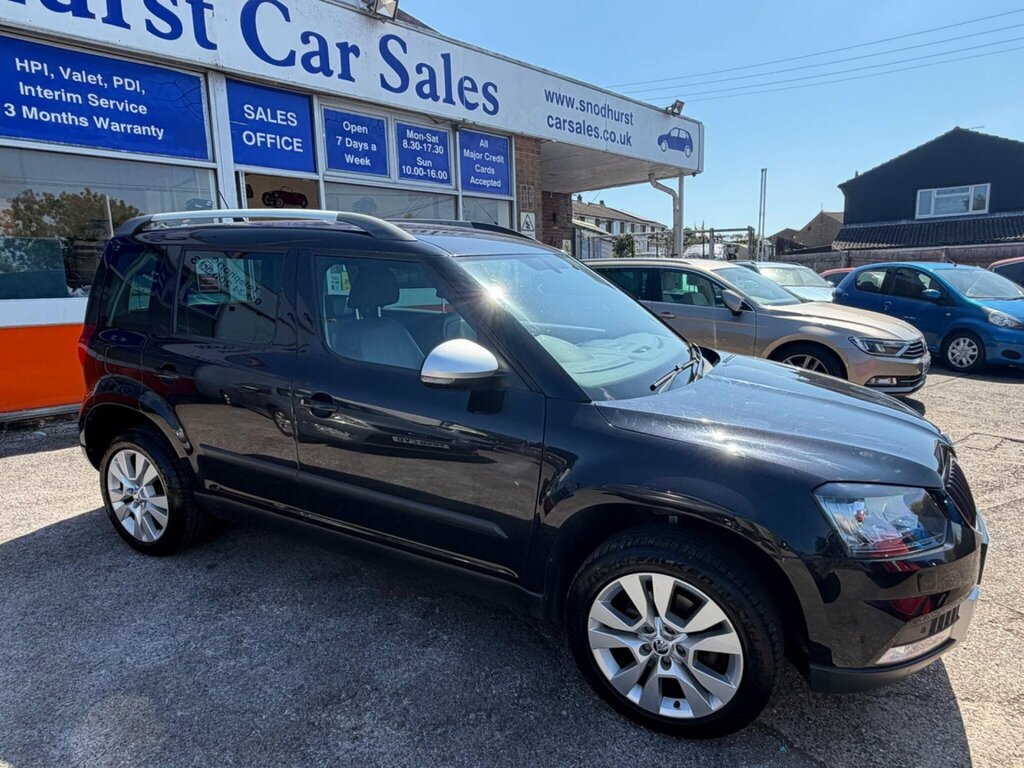 Skoda Yeti 2.0 Tdi Se L Drive Outdoor 4Wd Euro 6 Ss GH17GWZ Black #3