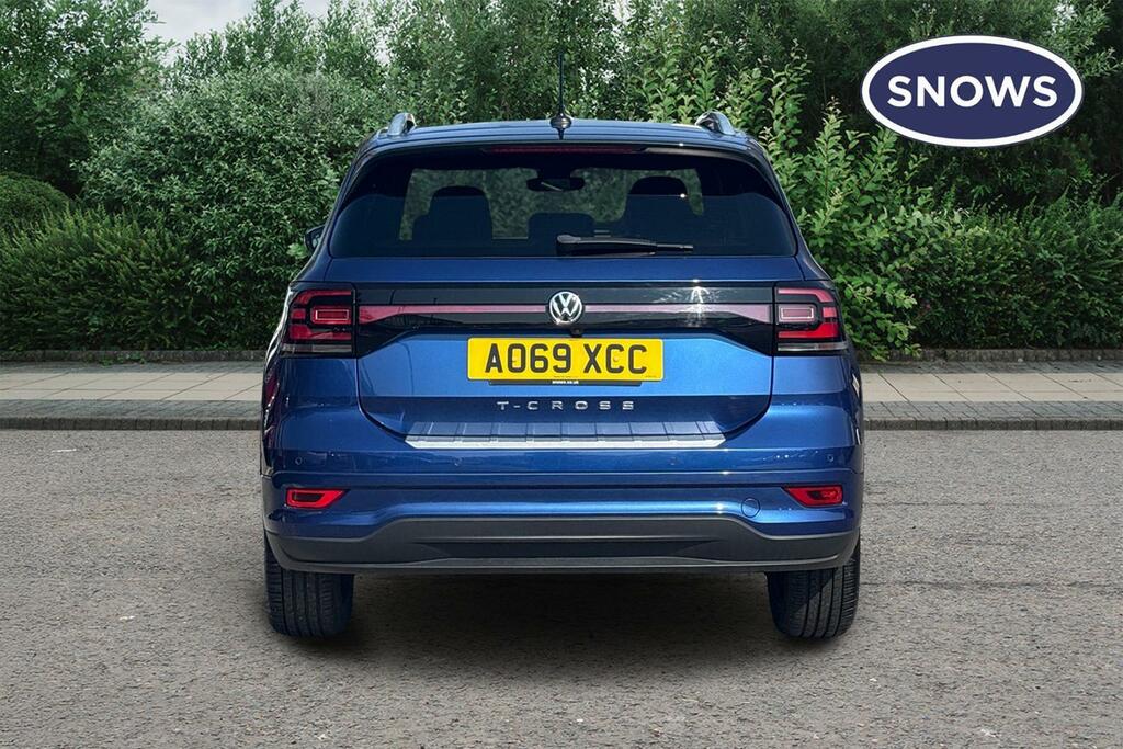 Volkswagen T-Cross 1.0 Tsi R-line Dsg Euro 6 Ss AO69XCC Blue #4
