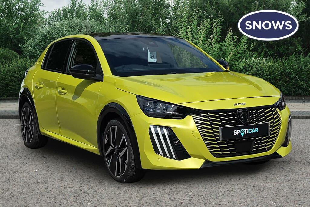 Peugeot 208 1.2 Puretech Gt Euro 6 Ss WP25XGZ Yellow