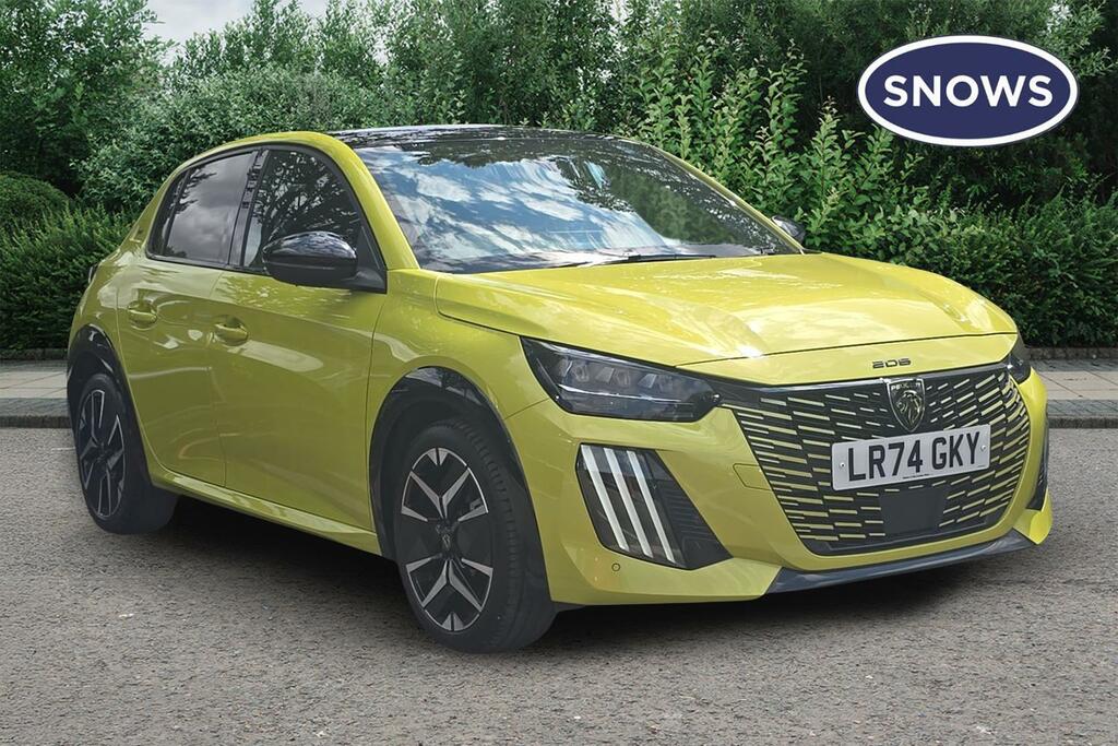 Peugeot 208 1.2 Puretech Gt Euro 6 Ss LR74GKY Yellow