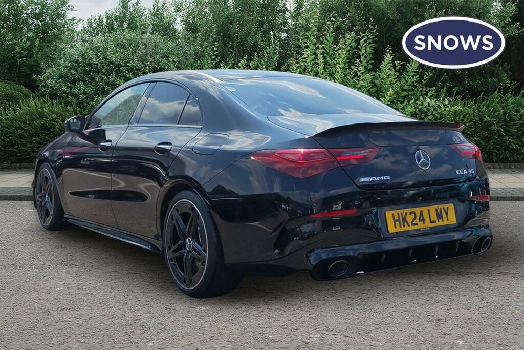 Mercedes-Benz CLA Class 2.0 Cla35h Mhev Amg Premium Plus Coupe 8G-dct 4M Black #3