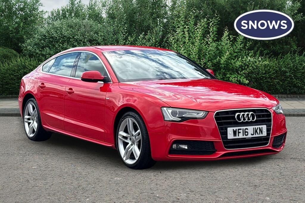 Audi A5 2.0 Tdi S Line Sportback Euro 6 Ss Red