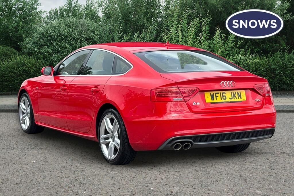 Audi A5 2.0 Tdi S Line Sportback Euro 6 Ss Red #4
