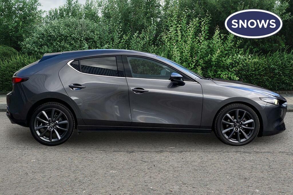 Mazda 3 2.0 E-skyactiv-g Mhev Exclusive-line Euro 6 Ss WG73ADU Grey #4