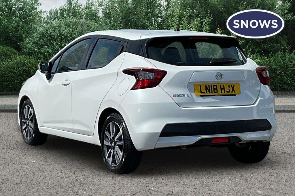 Nissan Micra 0.9 Ig-t Acenta Euro 6 Ss LN18HJX White #5