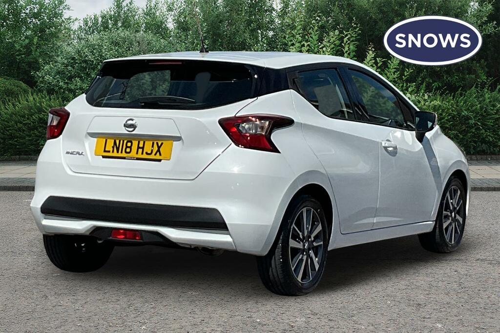 Nissan Micra 0.9 Ig-t Acenta Euro 6 Ss LN18HJX White #3