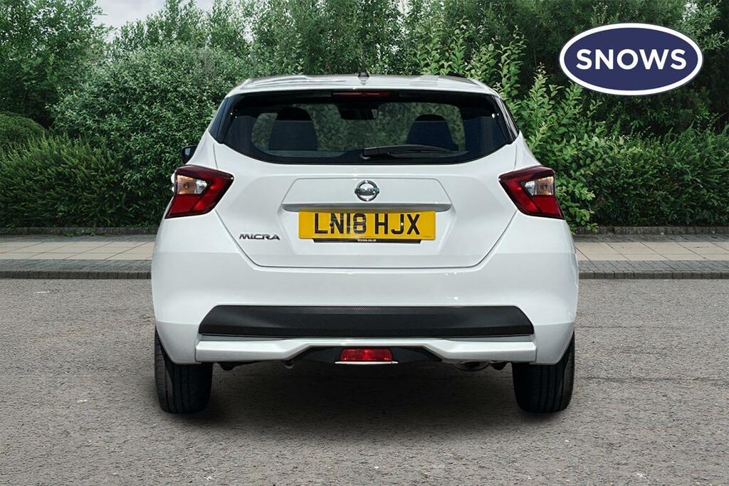 Nissan Micra 0.9 Ig-t Acenta Euro 6 Ss LN18HJX White #4