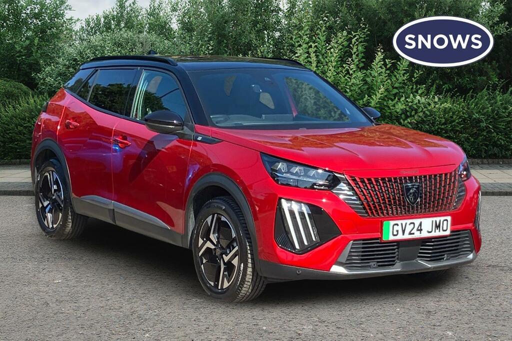 Peugeot e-2008 50Kwh Gt 11Kw Charger Red