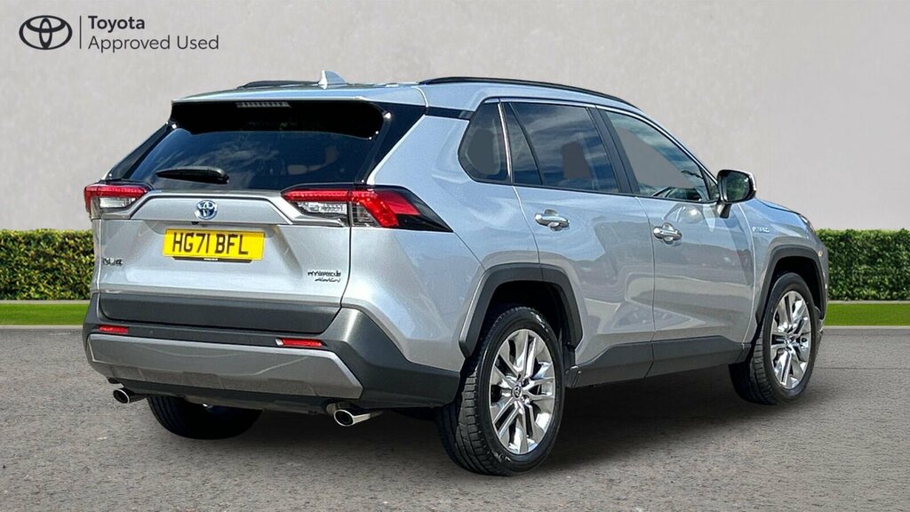 Toyota Rav 4 2.5 Vvt-h Gpf Excel Suv Hybrid Cvt 4Wd HG71BFL Silver #2