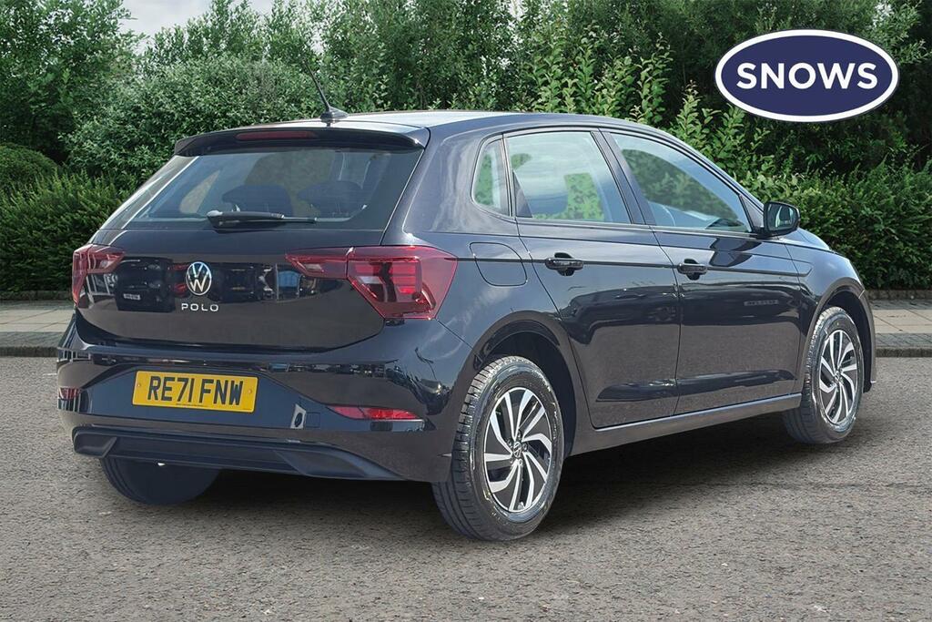Volkswagen Polo 1.0 Tsi Life Euro 6 Ss RE71FNW Black #3