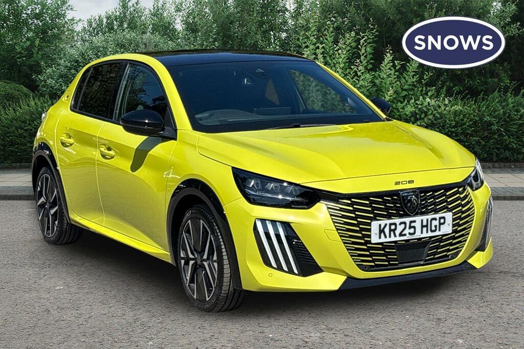 Peugeot 208 1.2 Gt E-dsc6 Euro 6 Ss Yellow
