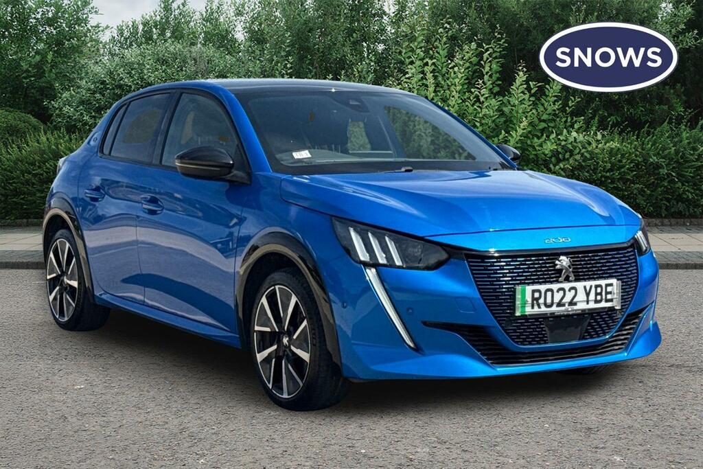 Peugeot e-208 50Kwh Gt Premium 7Kw Charger Blue
