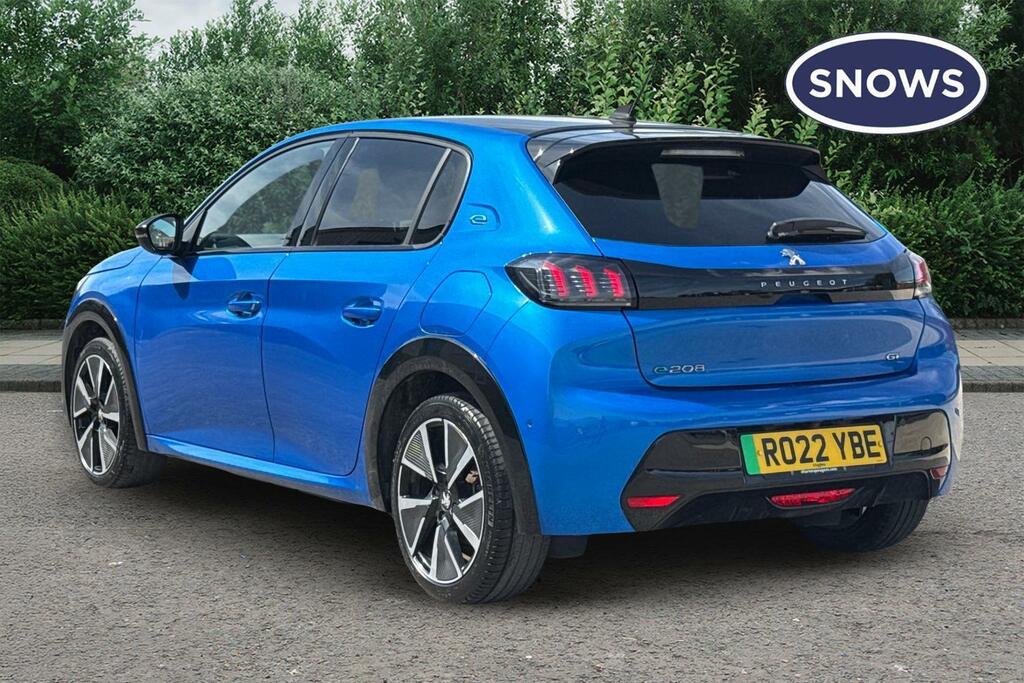 Peugeot e-208 50Kwh Gt Premium 7Kw Charger Blue #3
