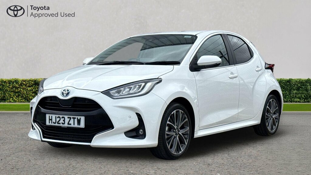 Toyota Yaris 1.5 Vvt-h Excel Hatchback Hybrid E-cvt White #3