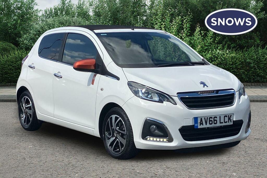 Peugeot 108 1.2 Puretech Roland Garros Top Euro 6 White
