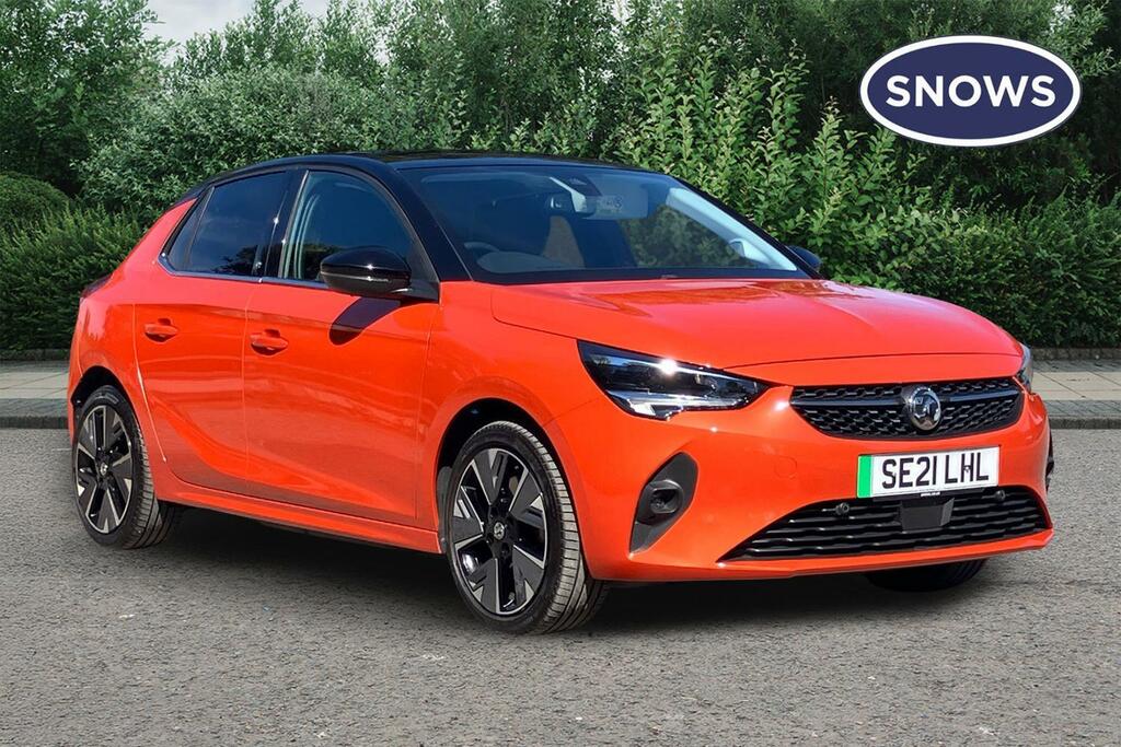 Vauxhall Corsa-e 50Kwh Elite Nav Premium 7.4Kw Charger Orange