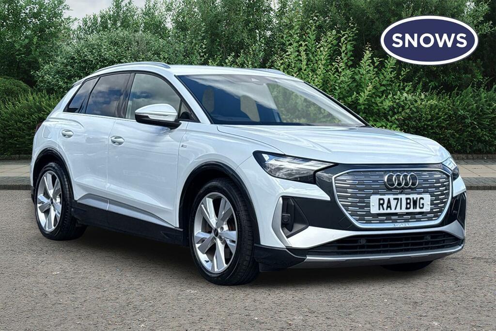 Audi Q4 E Tron 40 S Line 82Kwh White