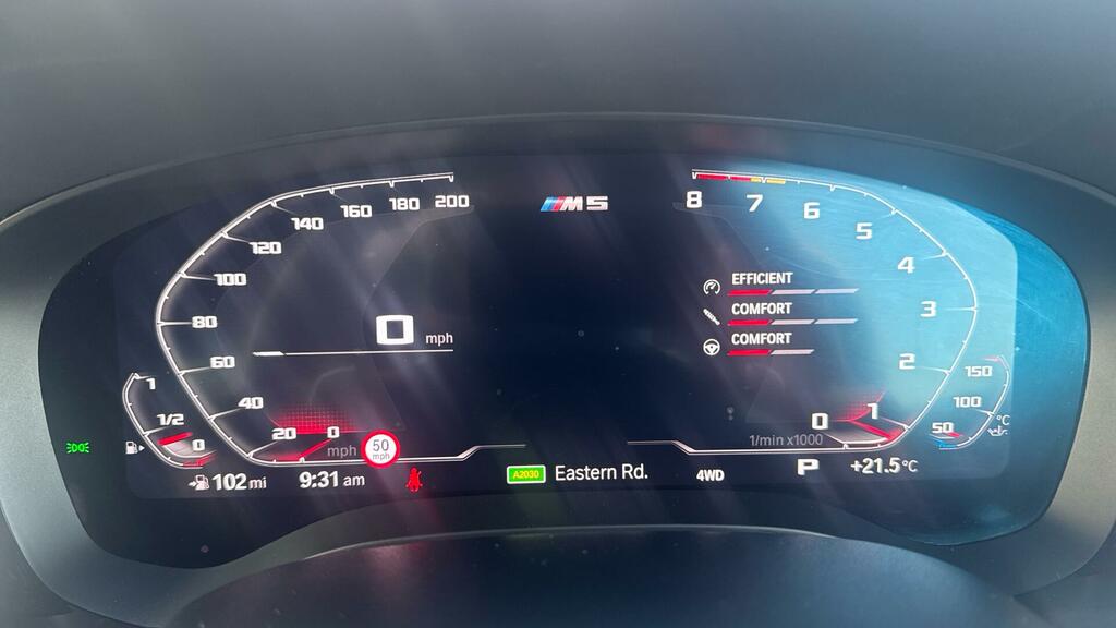 BMW M5 F90 Competition Saloon Lci S63 4.4I Grey #9