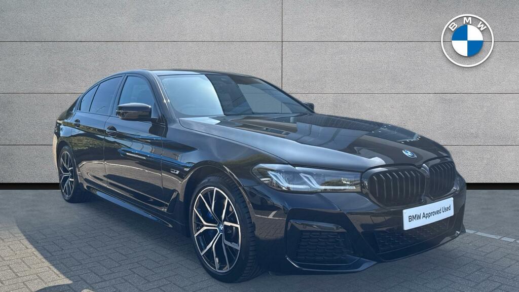 BMW 5 Series 530E M Sport Saloon Black