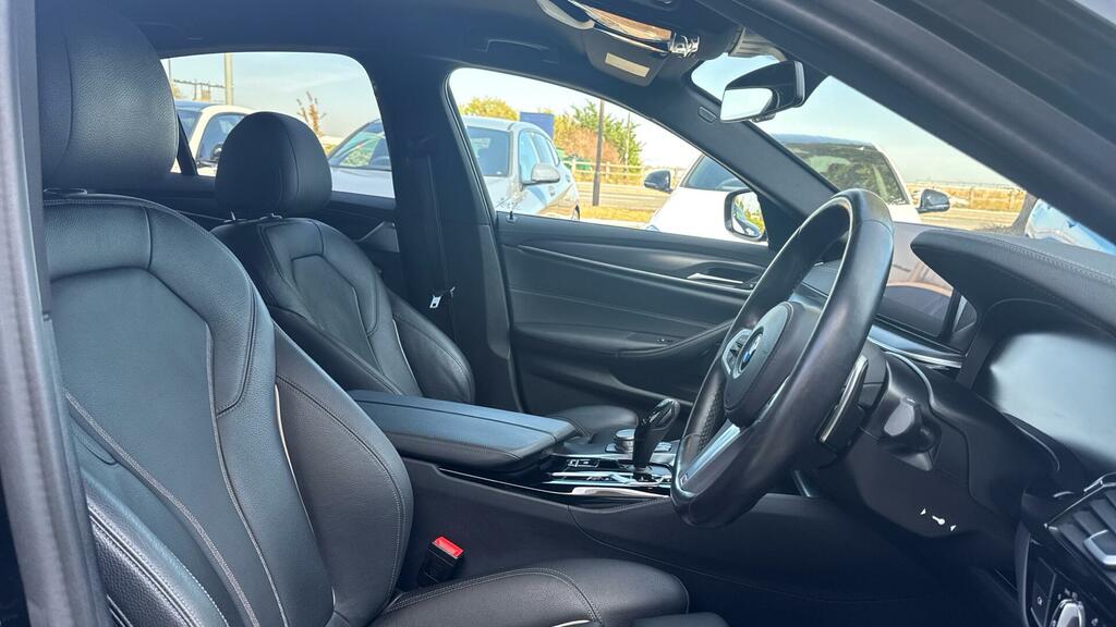 BMW 5 Series 530D Xdrive M Sport Saloon Black #11