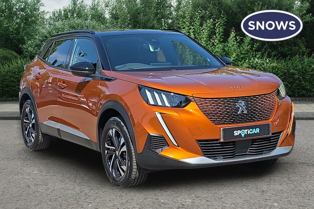 Peugeot e-2008 50Kwh Gt 7Kw Charger Orange