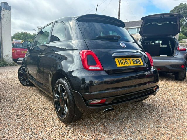 Fiat 500 2018 1.2 S Hatchback Euro 6 Ss Black #4