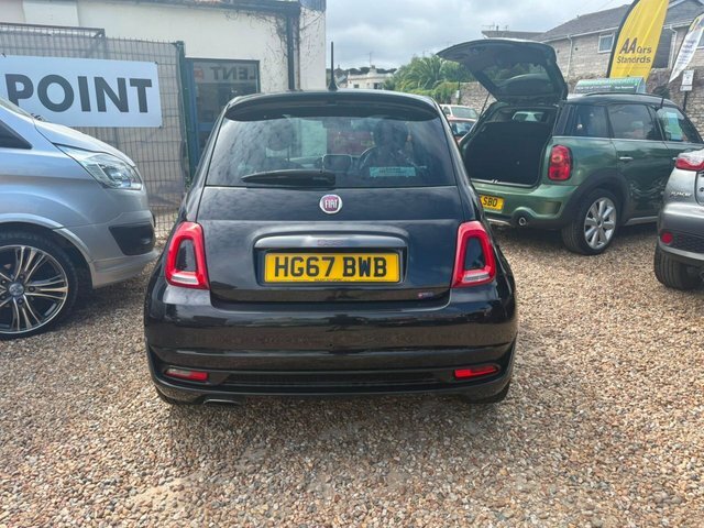 Fiat 500 2018 1.2 S Hatchback Euro 6 Ss Black #6