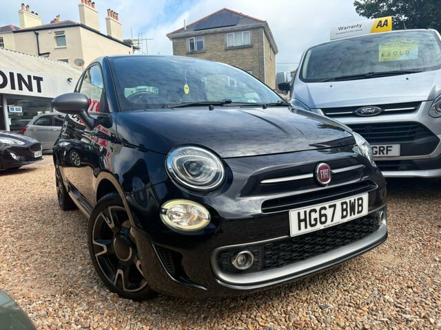 Fiat 500 2018 1.2 S Hatchback Euro 6 Ss Black #3