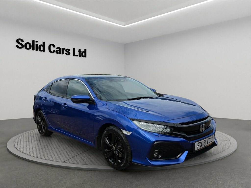 Honda Civic Hatchback Blue #2