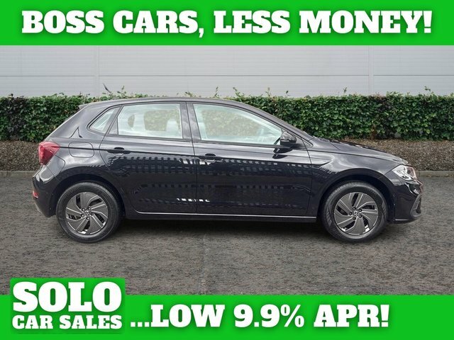 Volkswagen Polo 1.0 Tsi Life Hatchback Euro 6 S PK72TWM Black #2