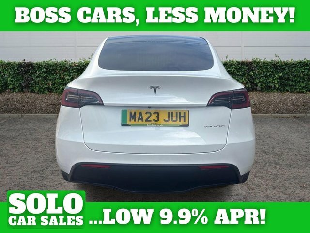 Tesla Model Y Dual Motor Long Range Suv 4Wde MA23JUH White #4