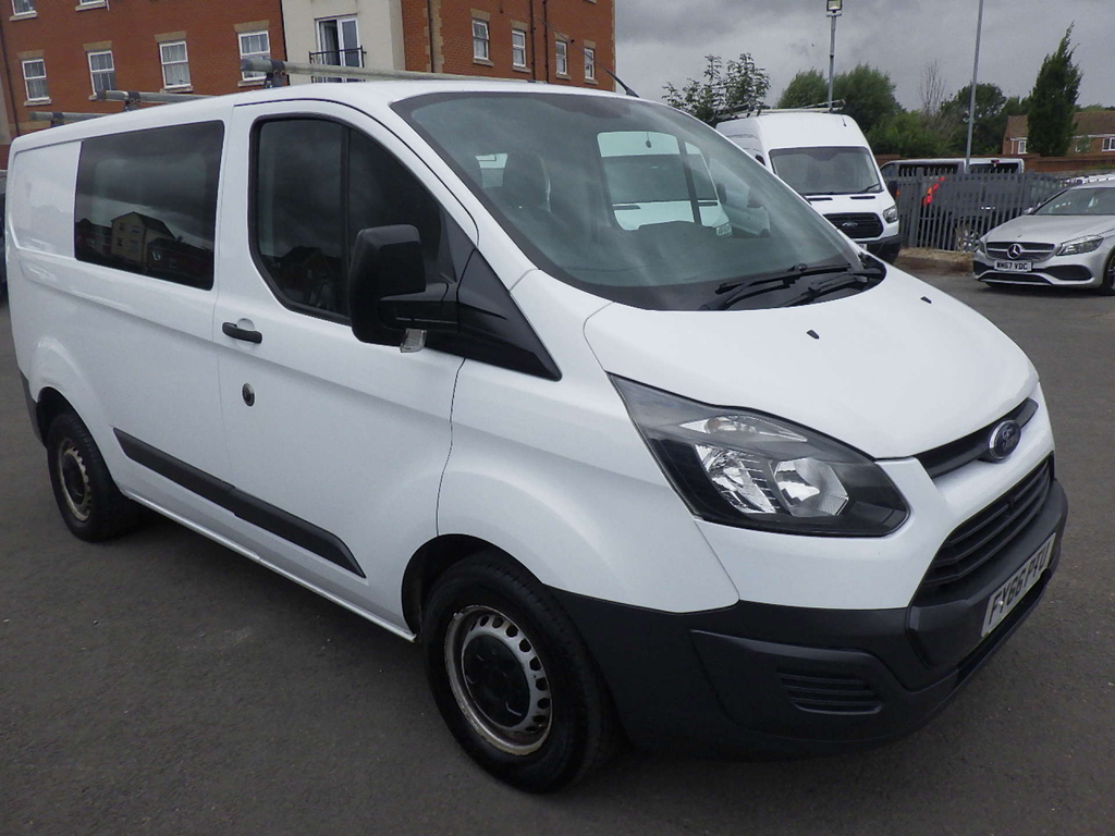 Ford Transit Custom 2016 2.2 Tdci 290 Trend Fwd L2 H2 Euro 5 Ss White #1