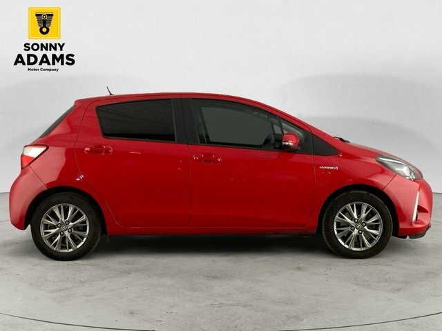 Toyota Yaris 1.5 Vvt-h Icon Hatchback Hybrid E-cvt E Red #3