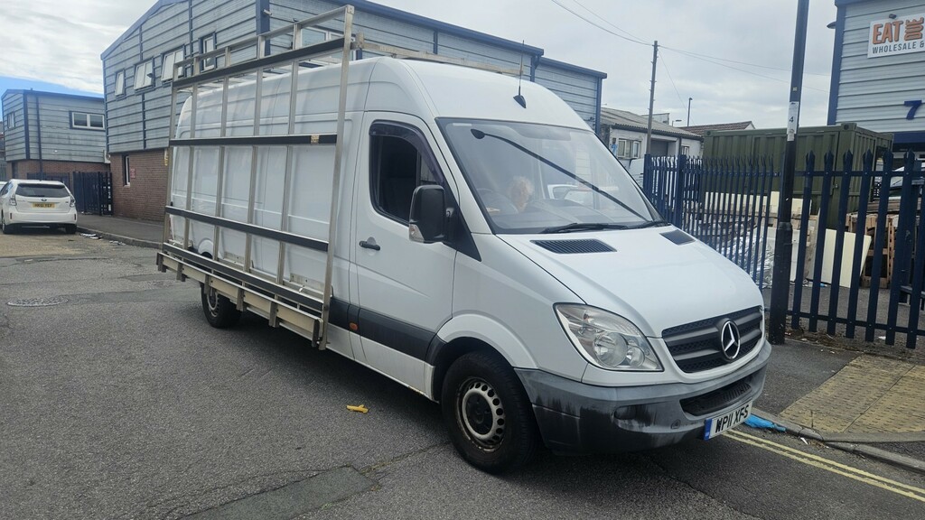 Mercedes-Benz Sprinter 2.1 313 Cdi Medium Longamuminium Glassroof Rack White #4