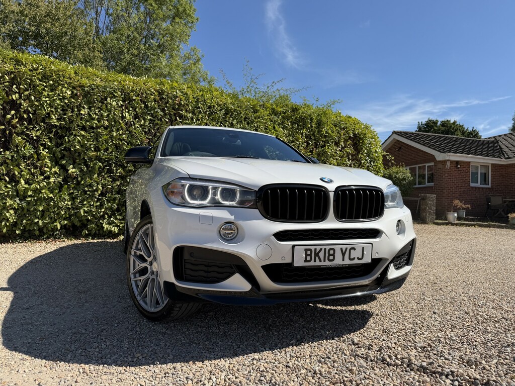 BMW X6 3.0 X6 Xdrive30d M Sport White #2