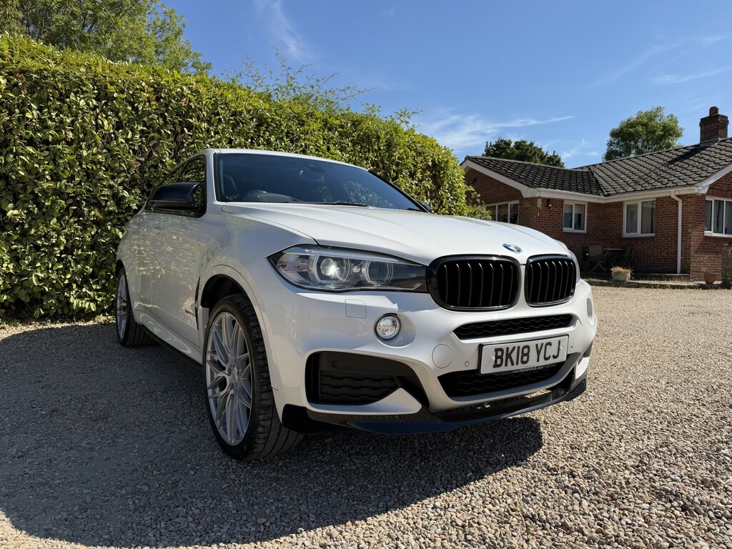 BMW X6 3.0 X6 Xdrive30d M Sport White #3